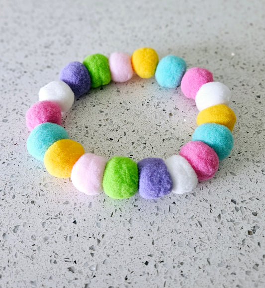 Pompom Collar (12 - 16" Approx)