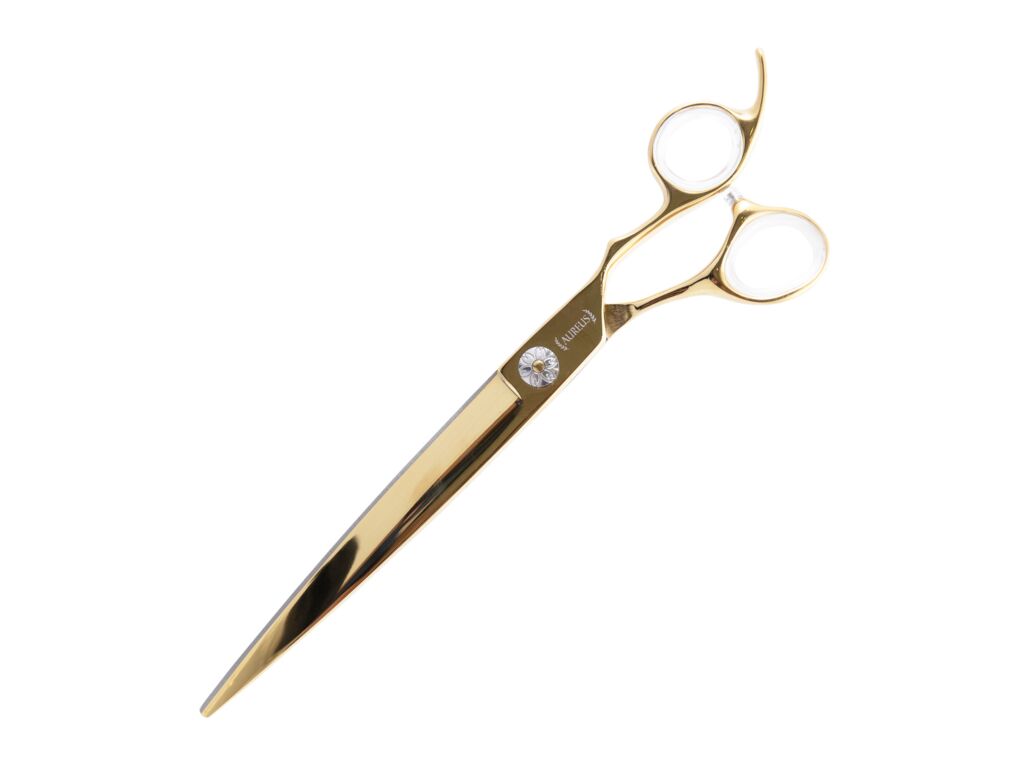DezynaDog Aureus Gold Curved 8" Scissors
