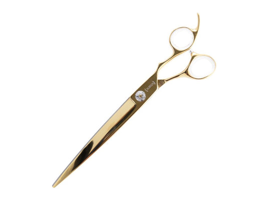 DezynaDog Aureus Gold Curved 8" Scissors
