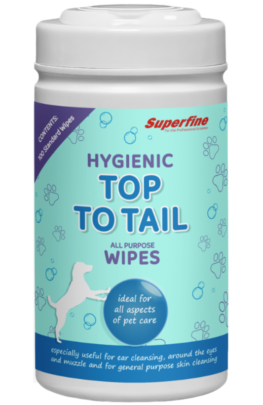 Superfine Top to Tail Wipes 100